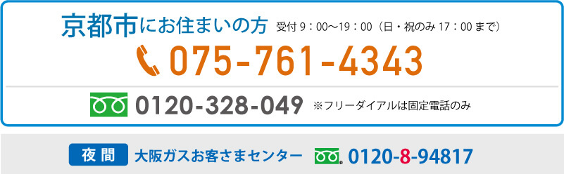 京都市にお住まいの方